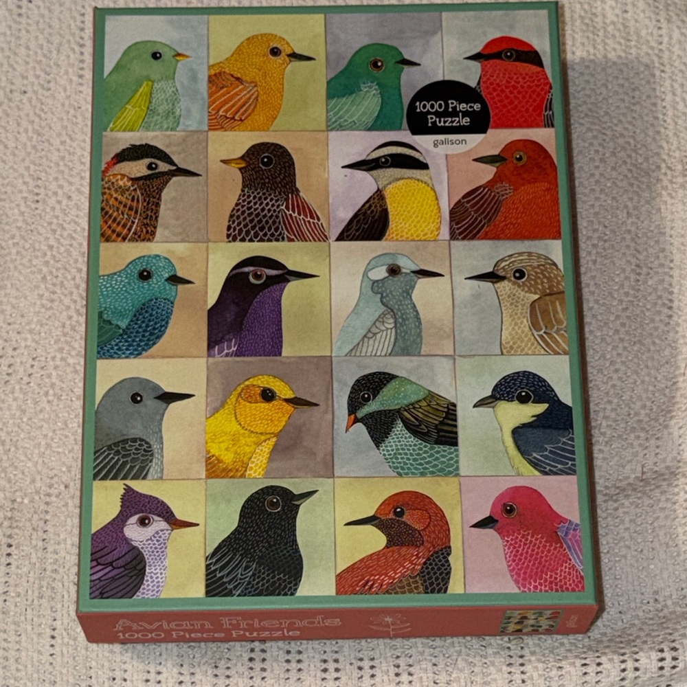 Avian Friends 1000 Piece Puzzle - Galison Multicolor NEW Sealed